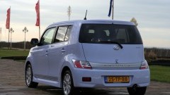 Daihatsu Materia kijkt boos
