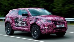 Testmodellen Range Rover Evoque mogen gezien worden