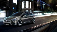 BMW Concept Active Tourer plug-in hybride met voorwielaandrijving in de picture