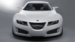 Studiemodel compacte Saab te zien op Autosalon van Gen�ve