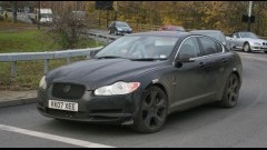 Eerste Jaguar XF van de band, topmodel XF-R in het wild gespot