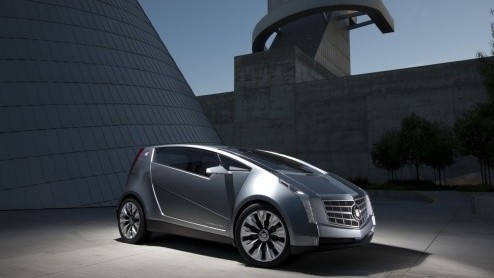 Een Cadillac met een eenlitermotortje en een verbruik van 1 op 25? Hij bestaat! De Urban Luxury Concept staat in Genve om de groene merkgedachte te gaan verspreiden. Dat is pas downsizen!
