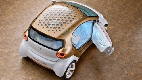 Eind juli werd tussen neus en lippen door duidelijk dat smart op de IAA een nieuwe conceptcar zou onthullen onder de naam forvision. Vandaag hebben we er een beter beeld bij gekregen en blijkt het ele