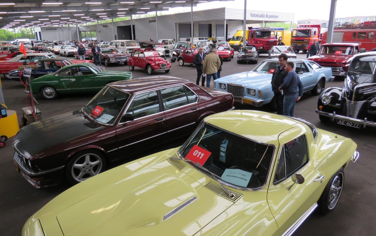 BCA autoveiling in Barneveld veilt op 21 april as. 150 klassiekers en youngtimers