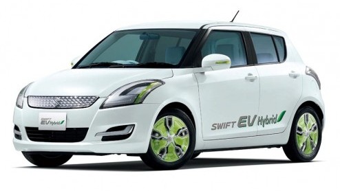 Naast de Regina Concept heeft Suzuki ook nog een heel zuinige Swift Hybrid EV Concept in het vat zitten. Deze elektrisch aangedreven variant heeft een range extender zodat je nooit zonder prik komt te