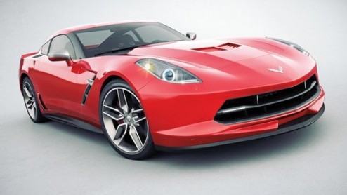 Het duurt nog een paar dagen voordat in Detroit het doek wordt getrokken van de zevende generatie Chevrolet Corvette. Na tal van teasers, videos en schetsen geeft deze computertekening van Joyride ee