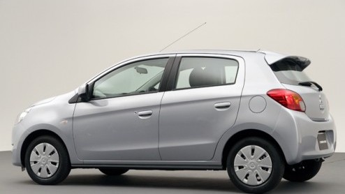 Mitsubishi's eerder gepresenteerde Global Small Concept krijgt vorm. In Tokyo staat binnenkort het productiemodel te schitteren als Mirage. Dit model is mogelijk ook voor Europa bestemd en gaat in ied