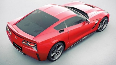 Het duurt nog een paar dagen voordat in Detroit het doek wordt getrokken van de zevende generatie Chevrolet Corvette. Na tal van teasers, videos en schetsen geeft deze computertekening van Joyride ee