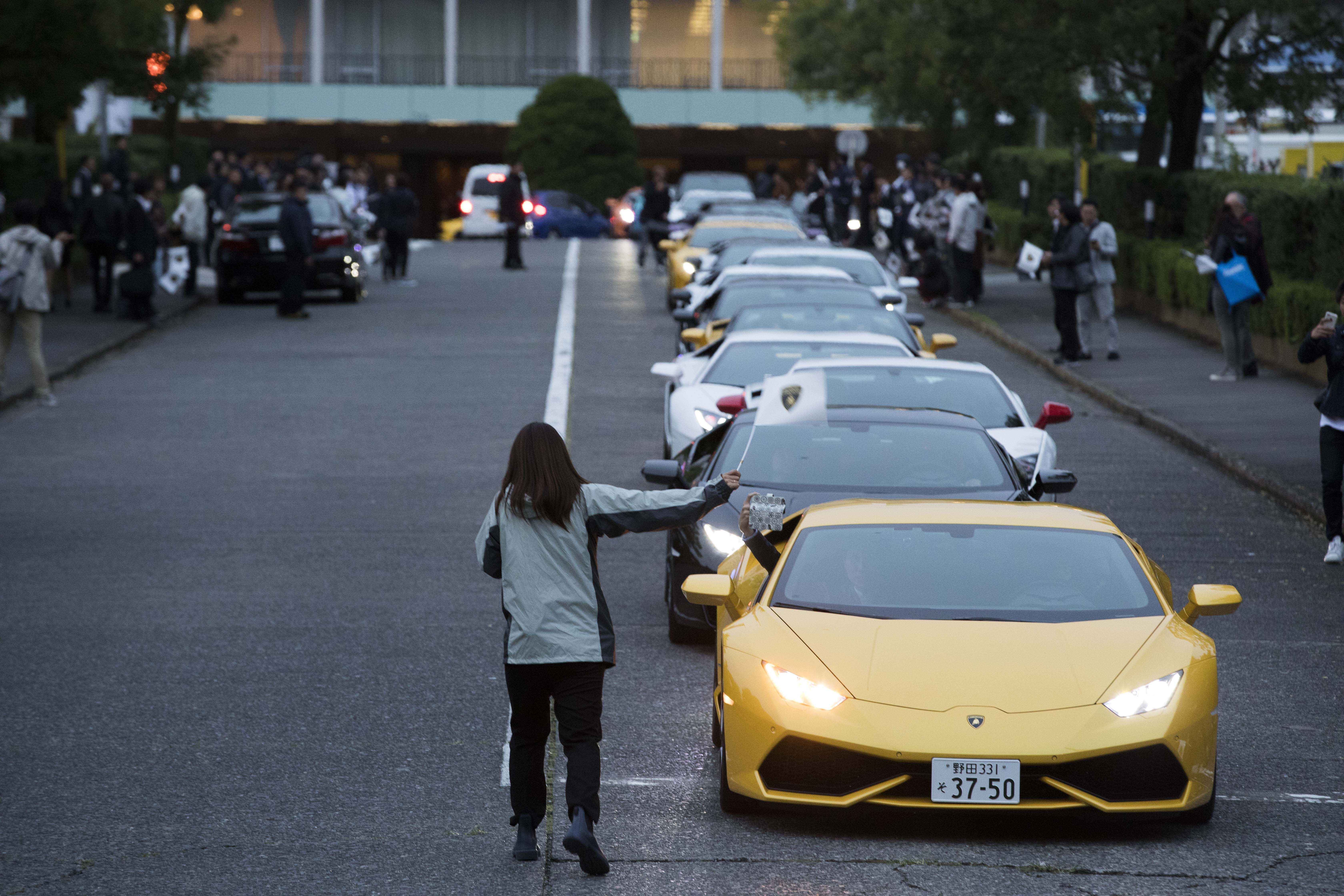De 50-jarige aanwezigheid op de Japanse markt werd door Lamborghini afgelopen vrijdag feestelijk gevierd in de Japanse hoofdstad.