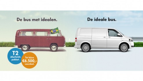 Speciaal T2 afscheidspakket voor nieuwe Transporter van Volkswagen.