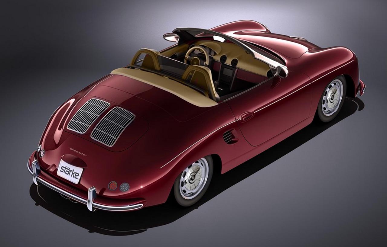 Het Amerikaans Strke bouwt een Porsche 356 replica op basis van een eerste generatie Boxster.