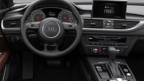 De Audi A7 h-tron is een plug-in hybride op waterstof en gaat in productie zodra de infrastructuur en markt daar klaar voor is.