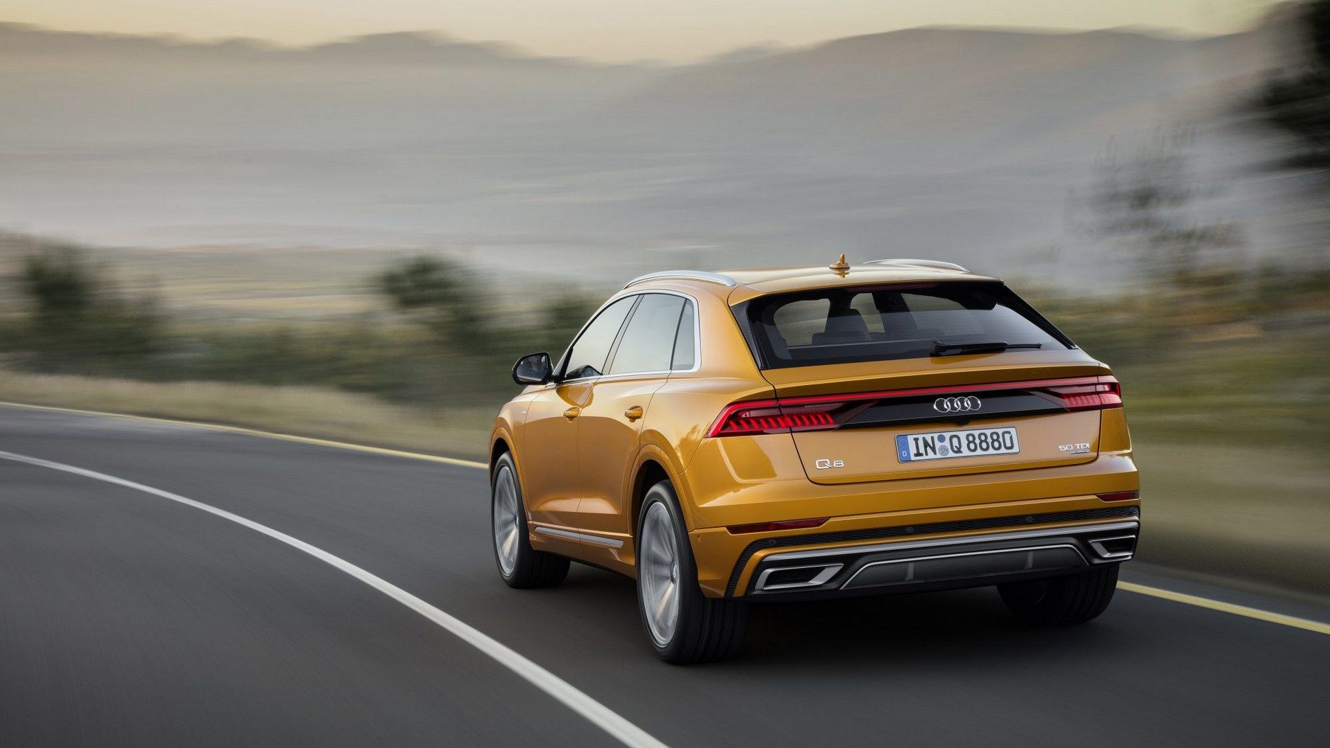 De eerste foto's van de Audi Q8 zijn uitgelekt.
