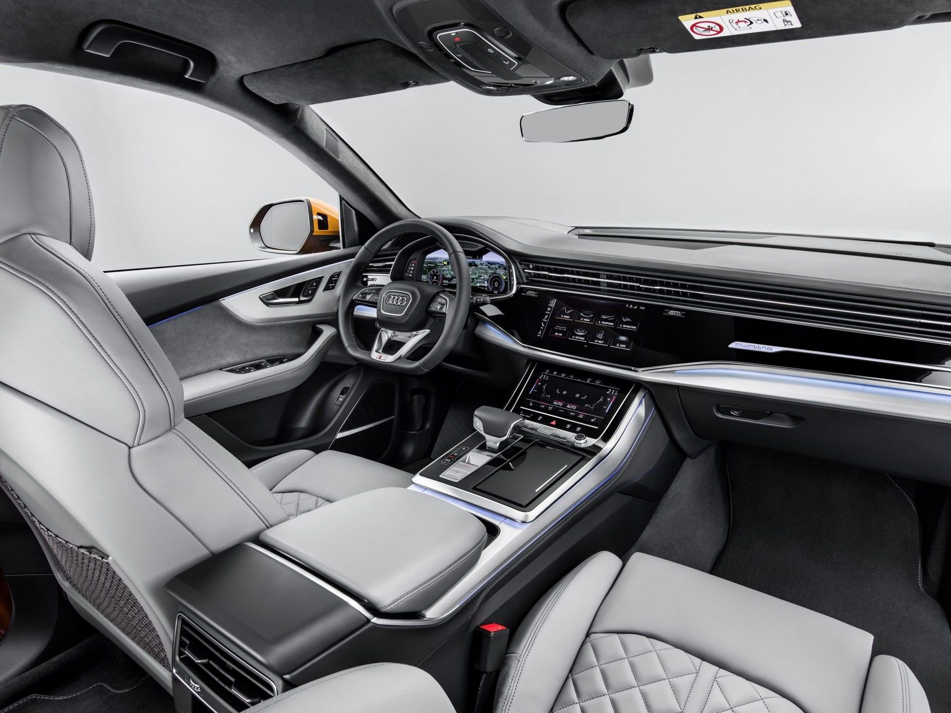 De eerste foto's van de Audi Q8 zijn uitgelekt.
