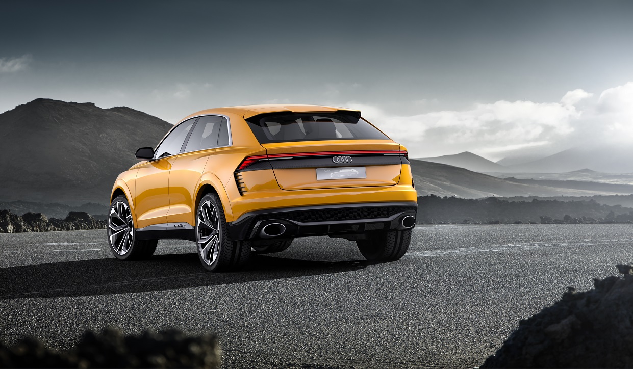 Audi presenteert op de Autosalon van Gen?ve een tweede uitvoering van de Q8 Concept. Deze keer staat de auto in sportieve kledij op de beursvloer, als mild hybrid.