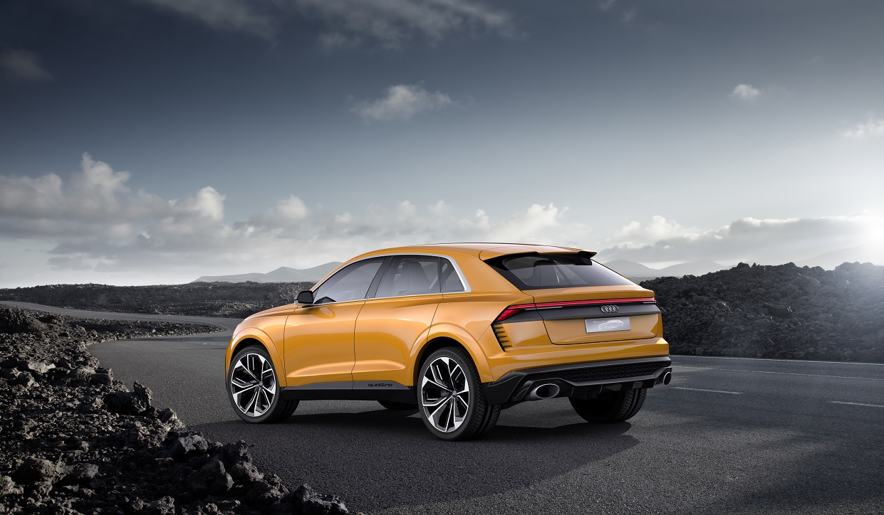 Audi presenteert op de Autosalon van Gen?ve een tweede uitvoering van de Q8 Concept. Deze keer staat de auto in sportieve kledij op de beursvloer, als mild hybrid.