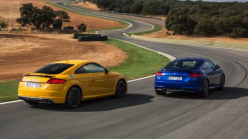 Rijtest nieuwe Audi TT 2.0 TFSI en 2.0 TDI met 20% bijtelling. Eind 2014 staat hij in de showroom: gemener, lichter en voorzien van een prachtig interieur.