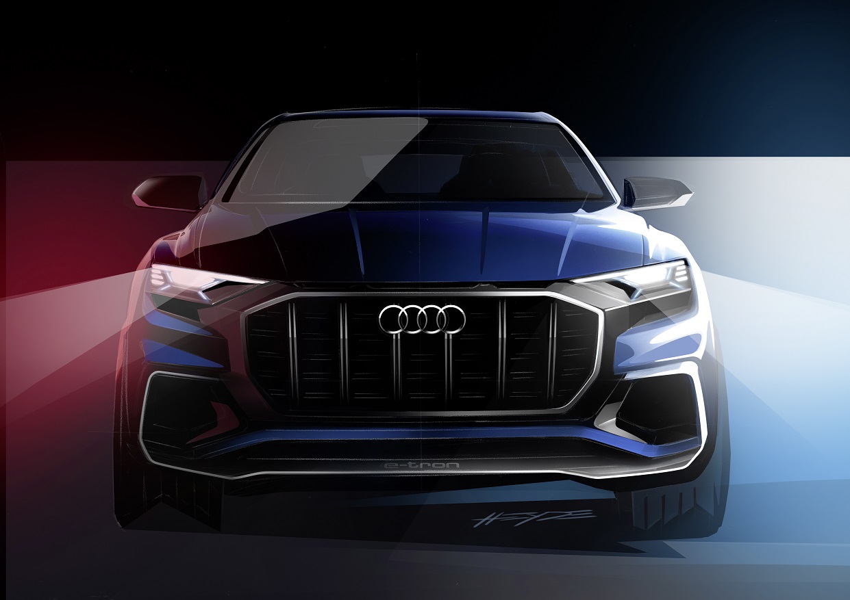 Audi breidt het SUV-aanbod naar boven uit met een Q8. Hoe die auto eruit gaat zien wordt alvast een klein beetje verklapt met twee designschetsen.