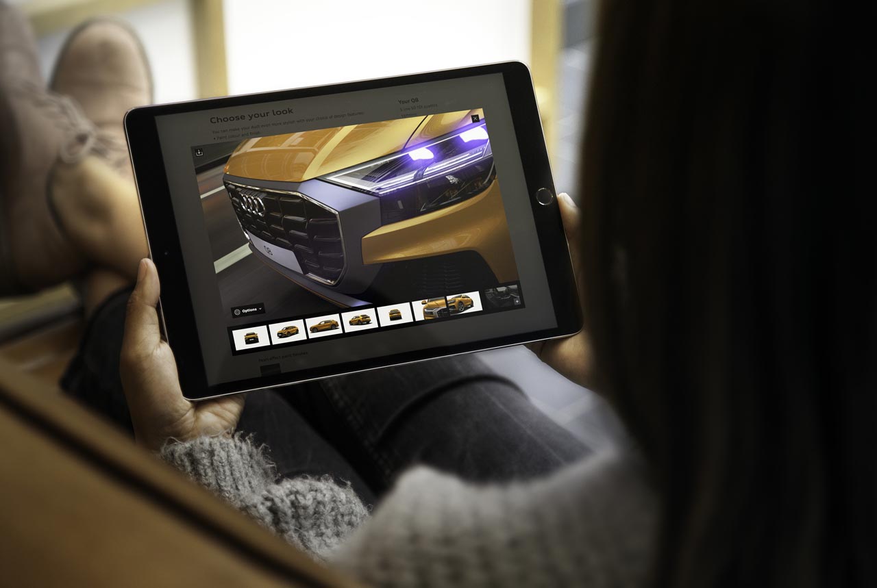 Audi brengt een nieuwe 3D configurator op de site
