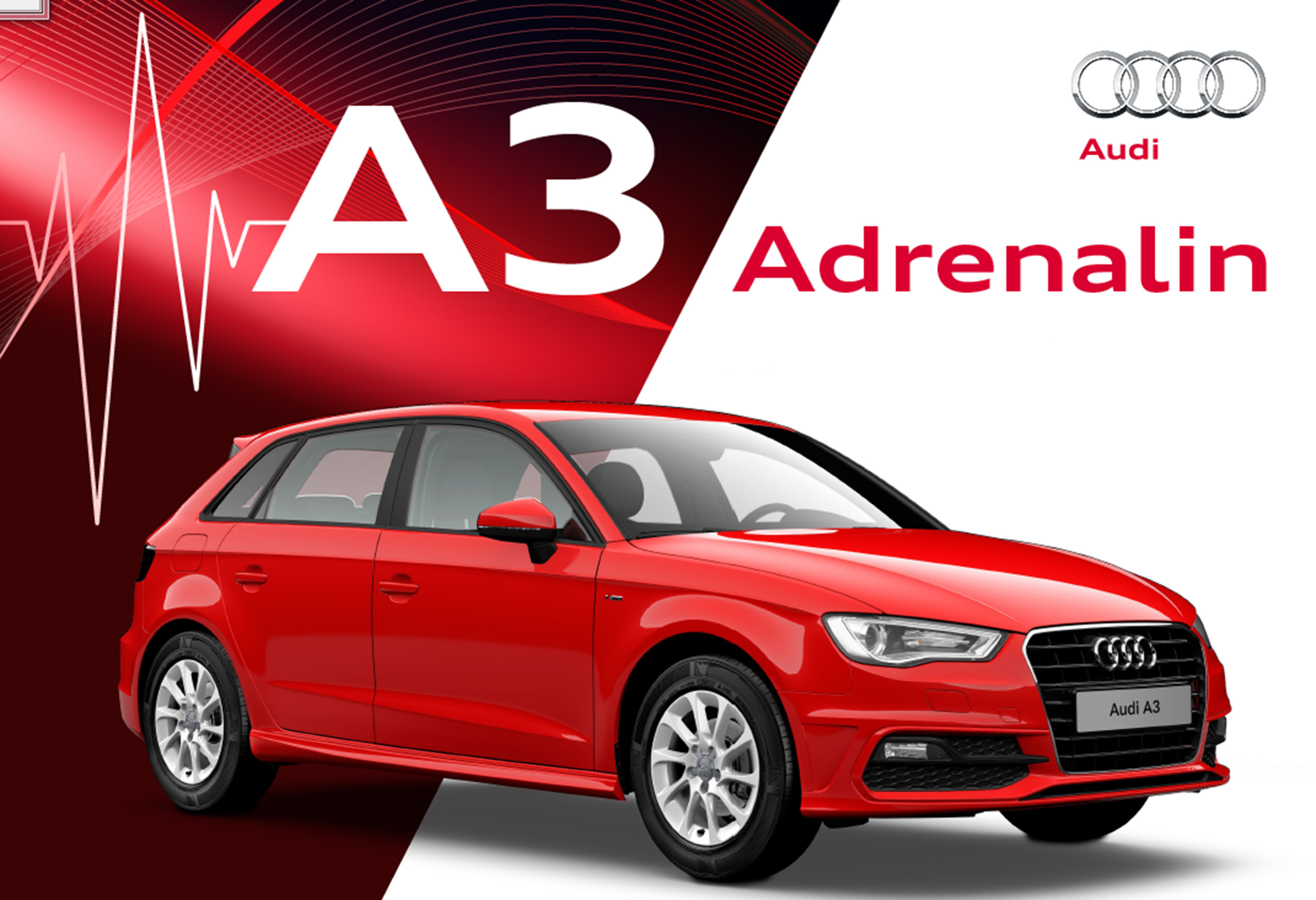 Audi introduceert Adrenalin-modellen van Audi A1, A3, A5, Q3, Q5 en A6.