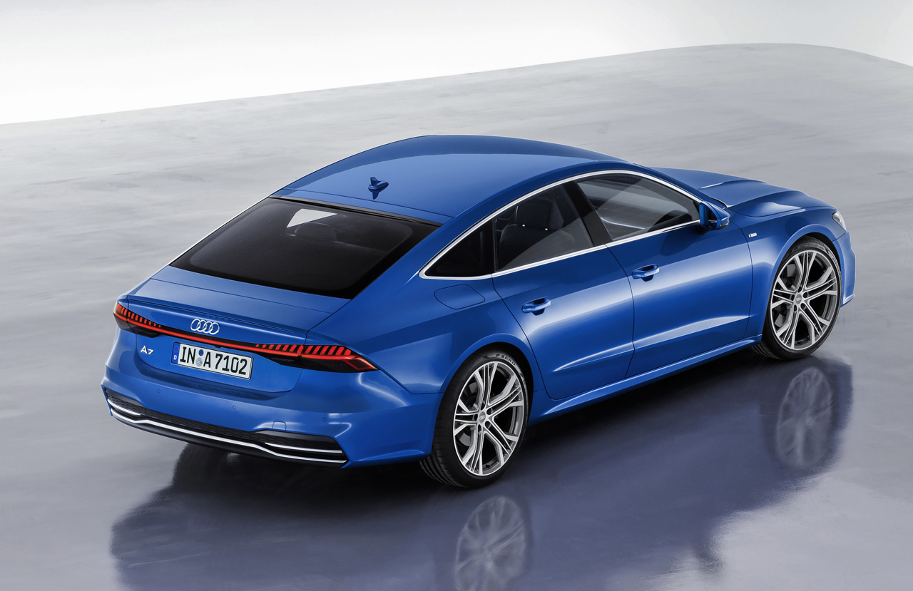 Audi heeft de eerste informatie vrijgegeven van de nieuwe A7 die wordt voorzien van kunstmatige intelligentie, quattro en een 7-traps S-Tronic automaat.