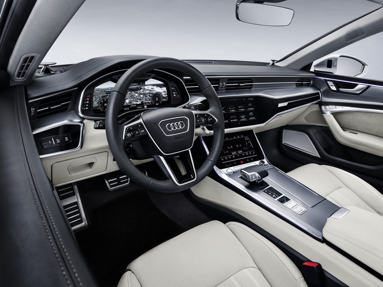Audi heeft de eerste informatie vrijgegeven van de nieuwe A7 die wordt voorzien van kunstmatige intelligentie, quattro en een 7-traps S-Tronic automaat.