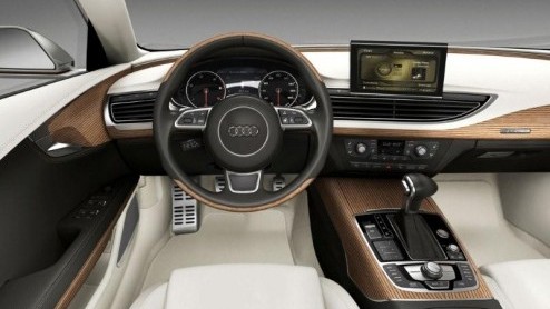 Audi heeft ook moois in Detroit. Het merk presenteert Audi Sportback Concept, een sportieve coupe met elegante trekjes en een forse maar zeer schone diesel in het vooronder.