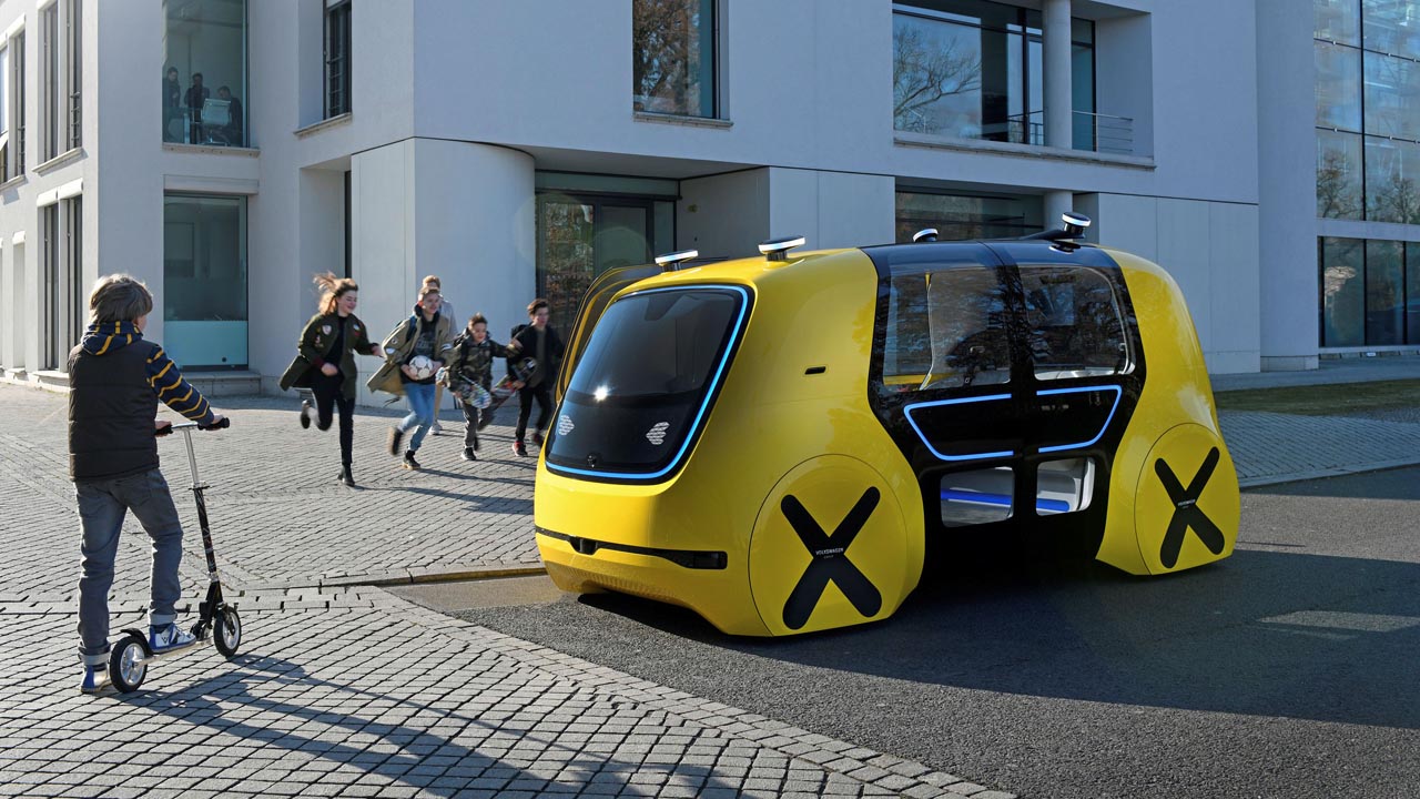 Volkswagen lanceert een autonome schoolbus op het SEDRIC platform.