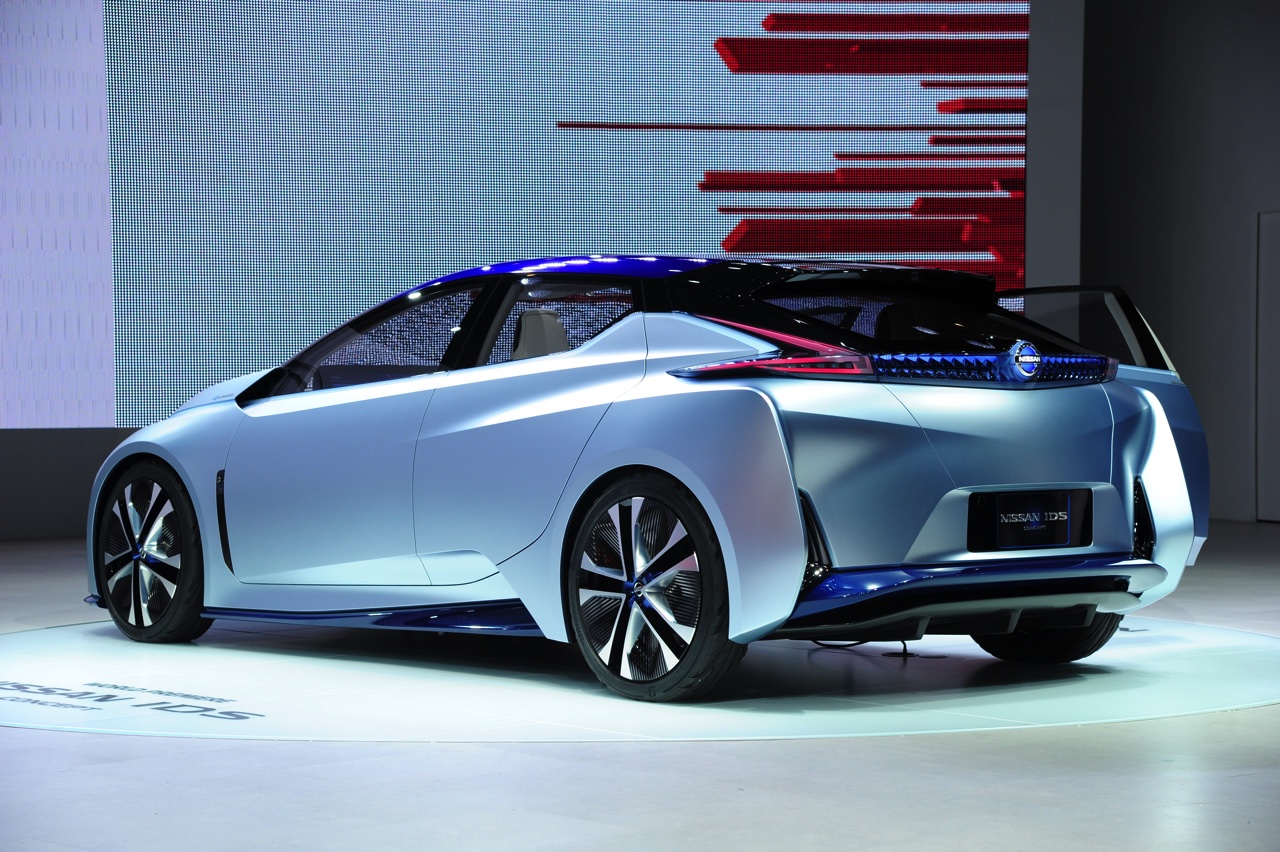 Nissan werkt naar de introductie van de zelfrijdende auto in 2020 met de Nissan IDS Concept op de Tokyo Motor Show 2015.