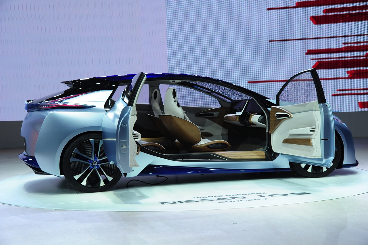 Nissan werkt naar de introductie van de zelfrijdende auto in 2020 met de Nissan IDS Concept op de Tokyo Motor Show 2015.