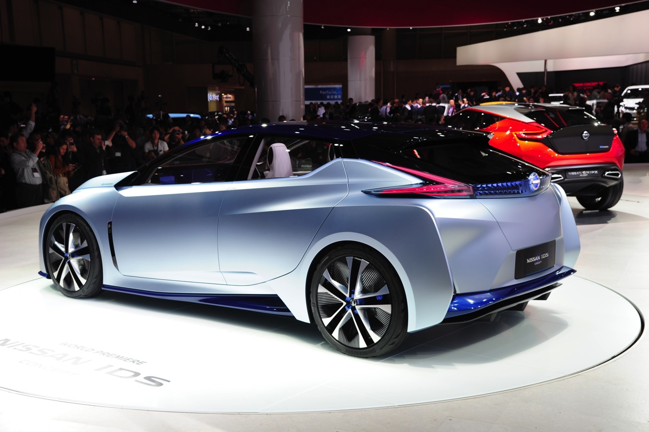 Nissan werkt naar de introductie van de zelfrijdende auto in 2020 met de Nissan IDS Concept op de Tokyo Motor Show 2015.
