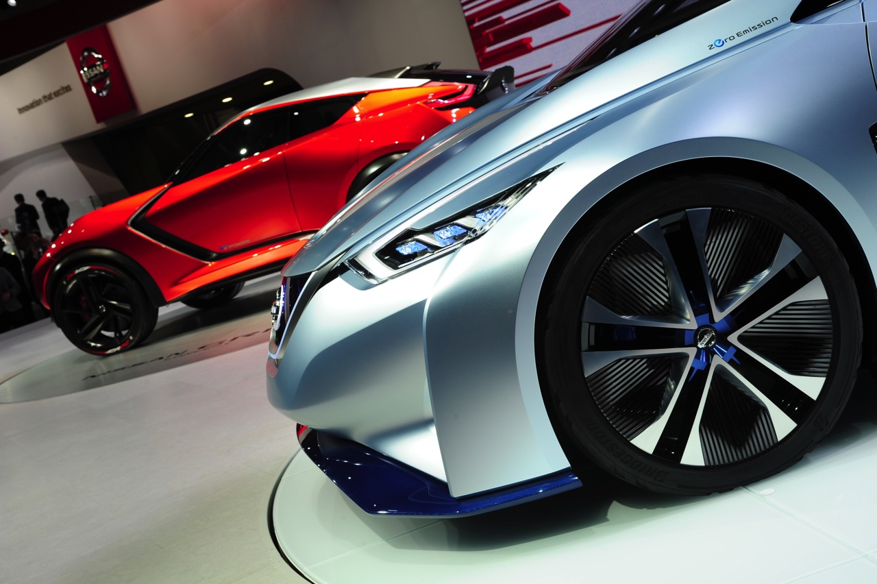 Nissan werkt naar de introductie van de zelfrijdende auto in 2020 met de Nissan IDS Concept op de Tokyo Motor Show 2015.