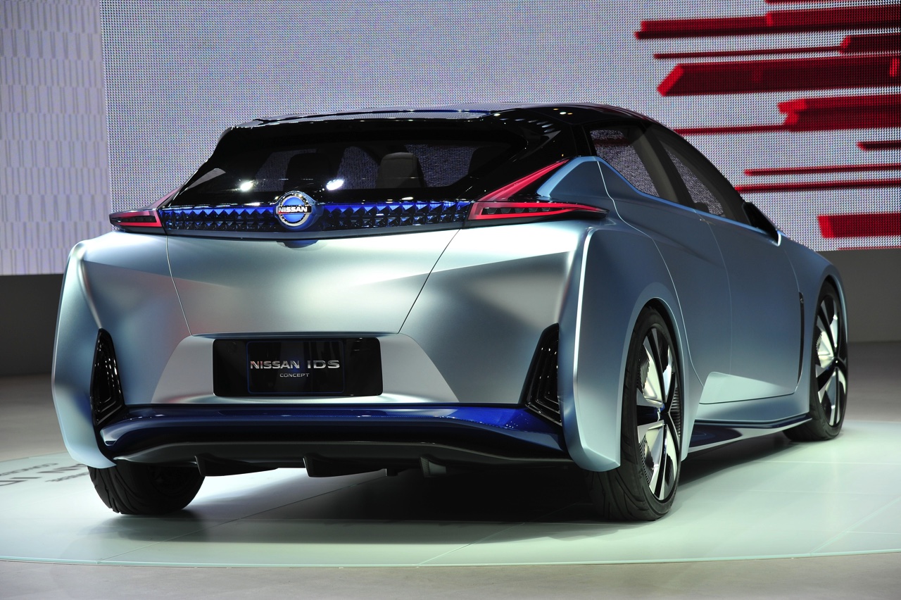 Nissan werkt naar de introductie van de zelfrijdende auto in 2020 met de Nissan IDS Concept op de Tokyo Motor Show 2015.