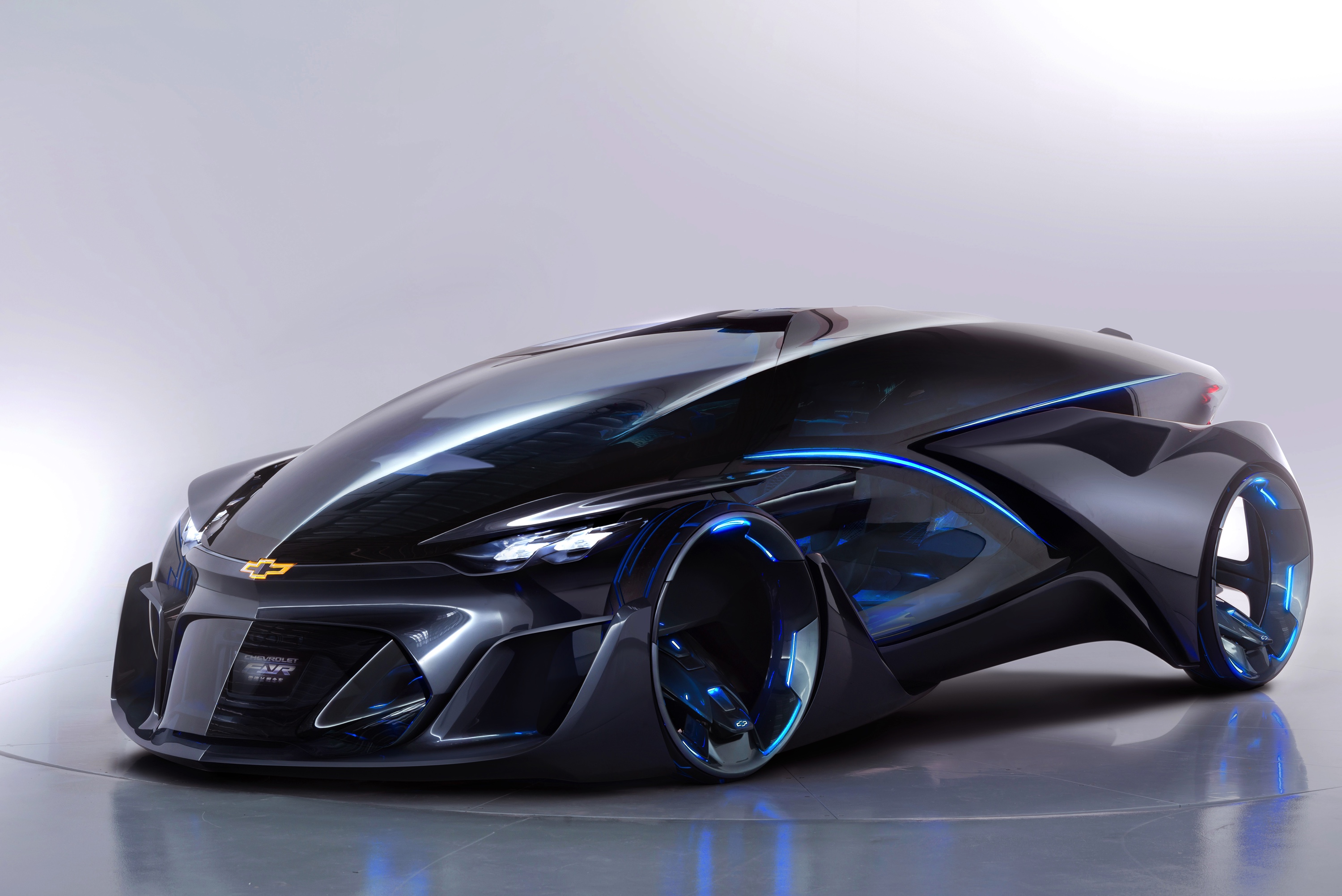 Dus jij dacht dat de Mercedes-Benz F 015 Luxury in Motion extreme vormgeving had? Maak kennis met Chevrolets visie op autonoom rijden. Dit is de FNR Concept.