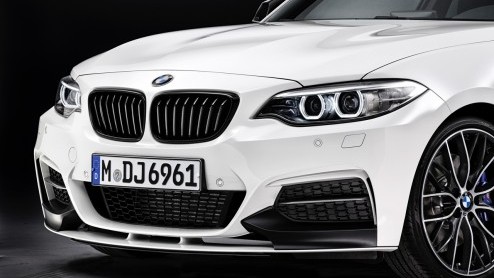 BMW M Performance Parts voor BMW 2 Serie pakken carrosserie, ophanging, interieur en aandrijflijn aan.