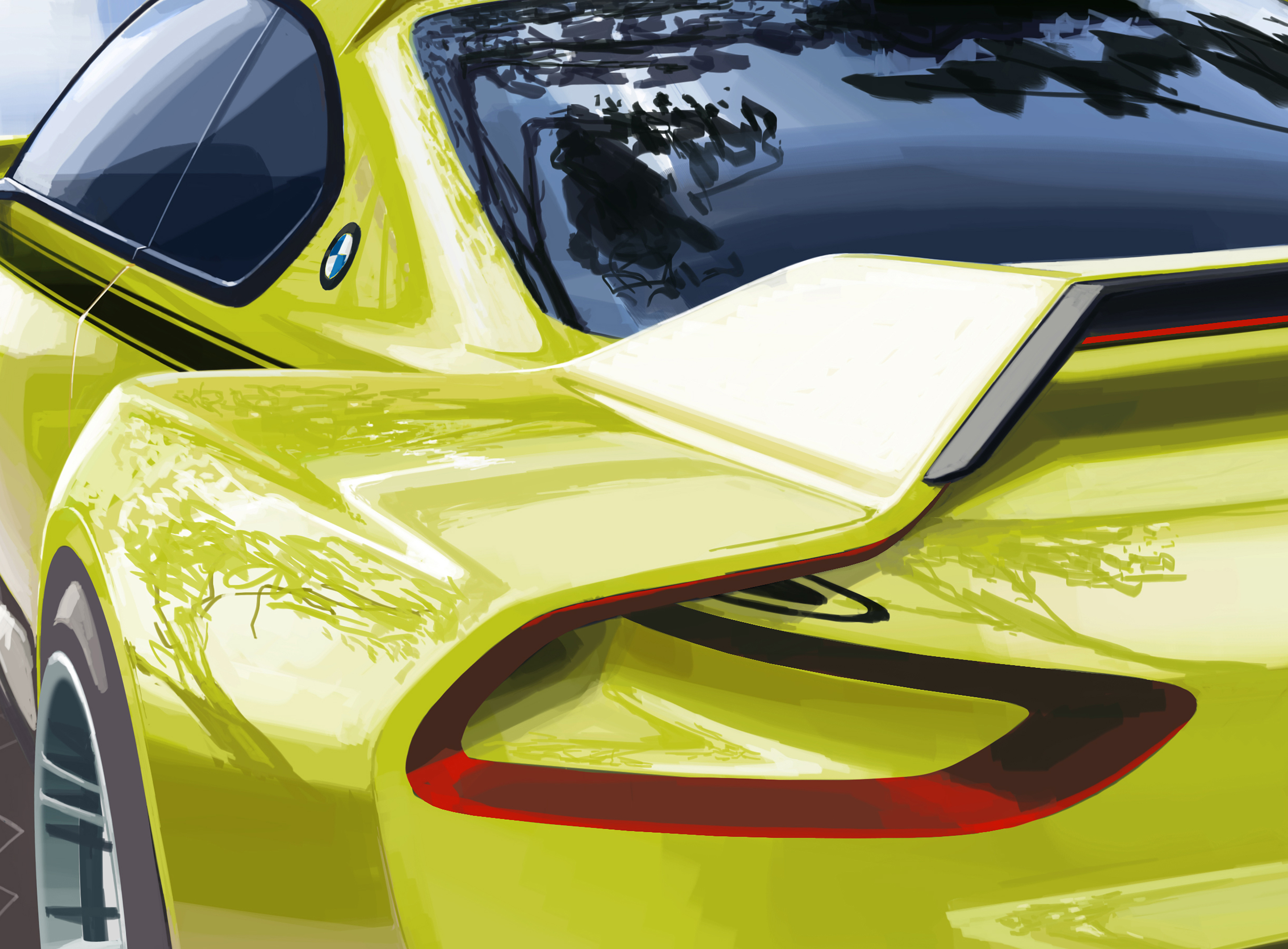 BMW 3.0 CSL Hommage in de spotlights op Villa d'Este van het befaamde Concours d'Elegance.