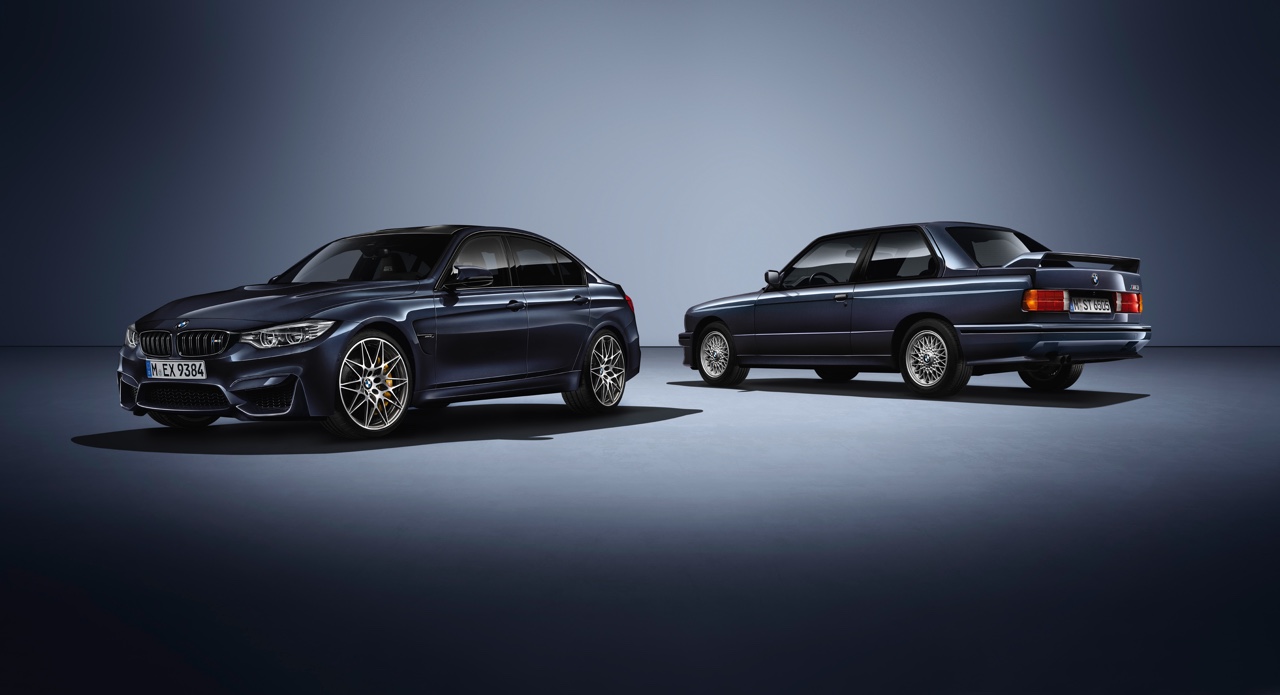 BMW M3 30 Jahre Edition eert het verleden en viert de maatstaf. Er komen 10 exemplaren van de totale oplage a 500 stuks naar Nederland.