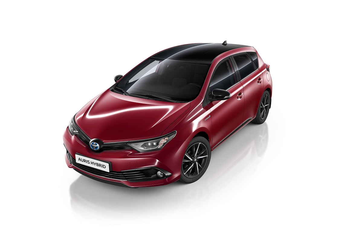 Toyota levert de Auris nu ook als Black Edition. Toch is zwart n van de carrosseriekleuren die niet leverbaar zijn voor de speciale uitvoering.
