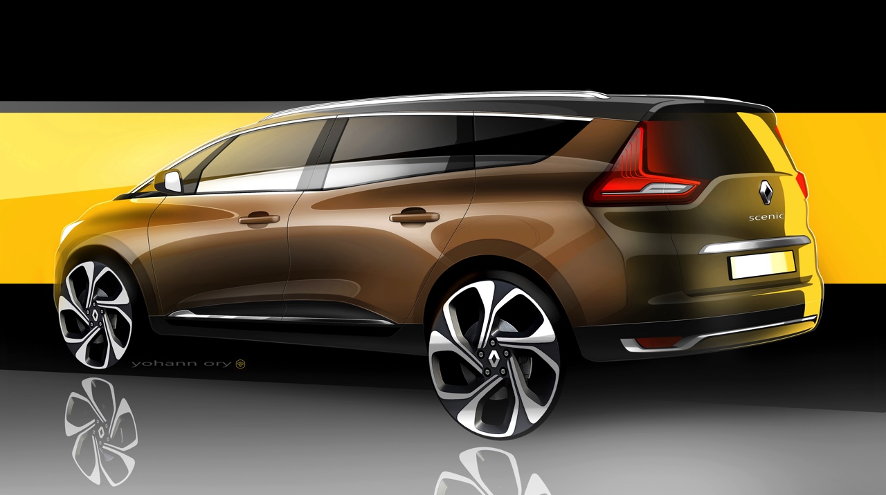 De Renault Grand Scenic is weer in het nieuw gestoken. Hij is groter dan zijn voorganger, maar ook zuiniger en leverbaar met two-tone lak. De levering start in het najaar van 2016.