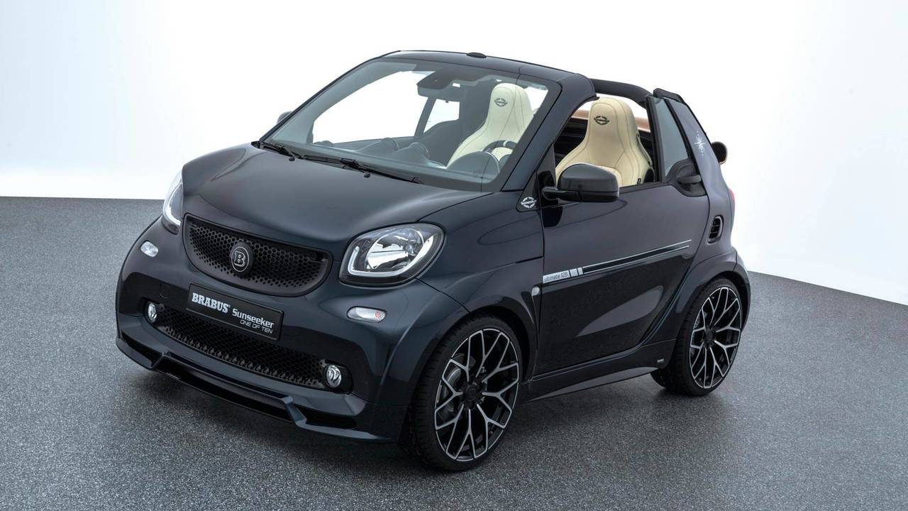 Brabus maakt een topversie van de Smart fortwo cabrio samen met jachtenbouwer Sunseeker.