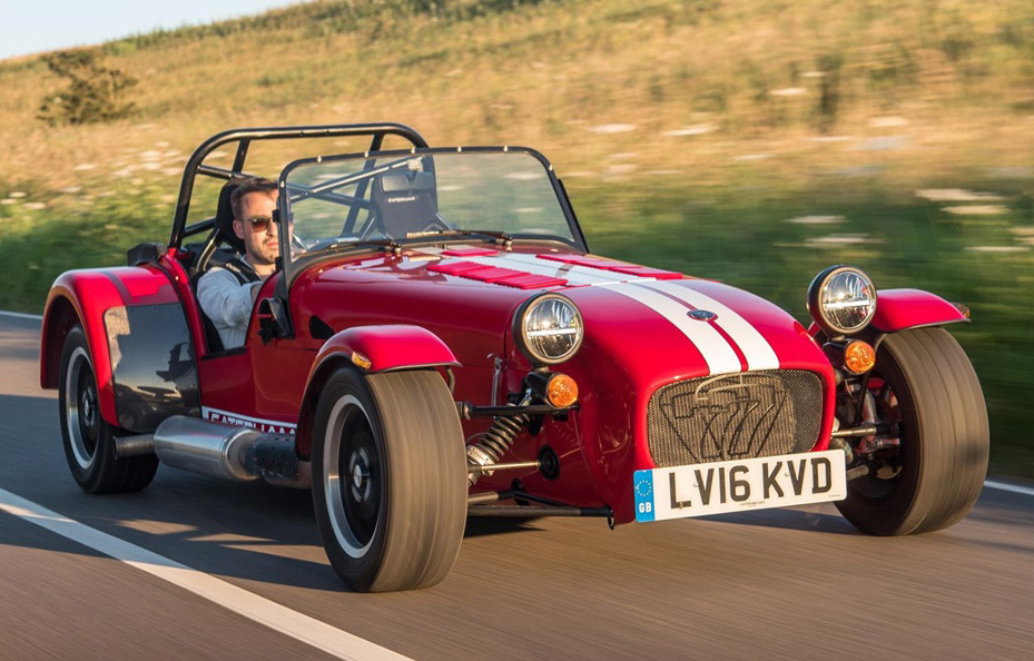 De nieuwe Caterham 310 is in Groot-Brittanni gepresenteerd, maar voorlopig komt de auto niet naar het vasteland van Europa.