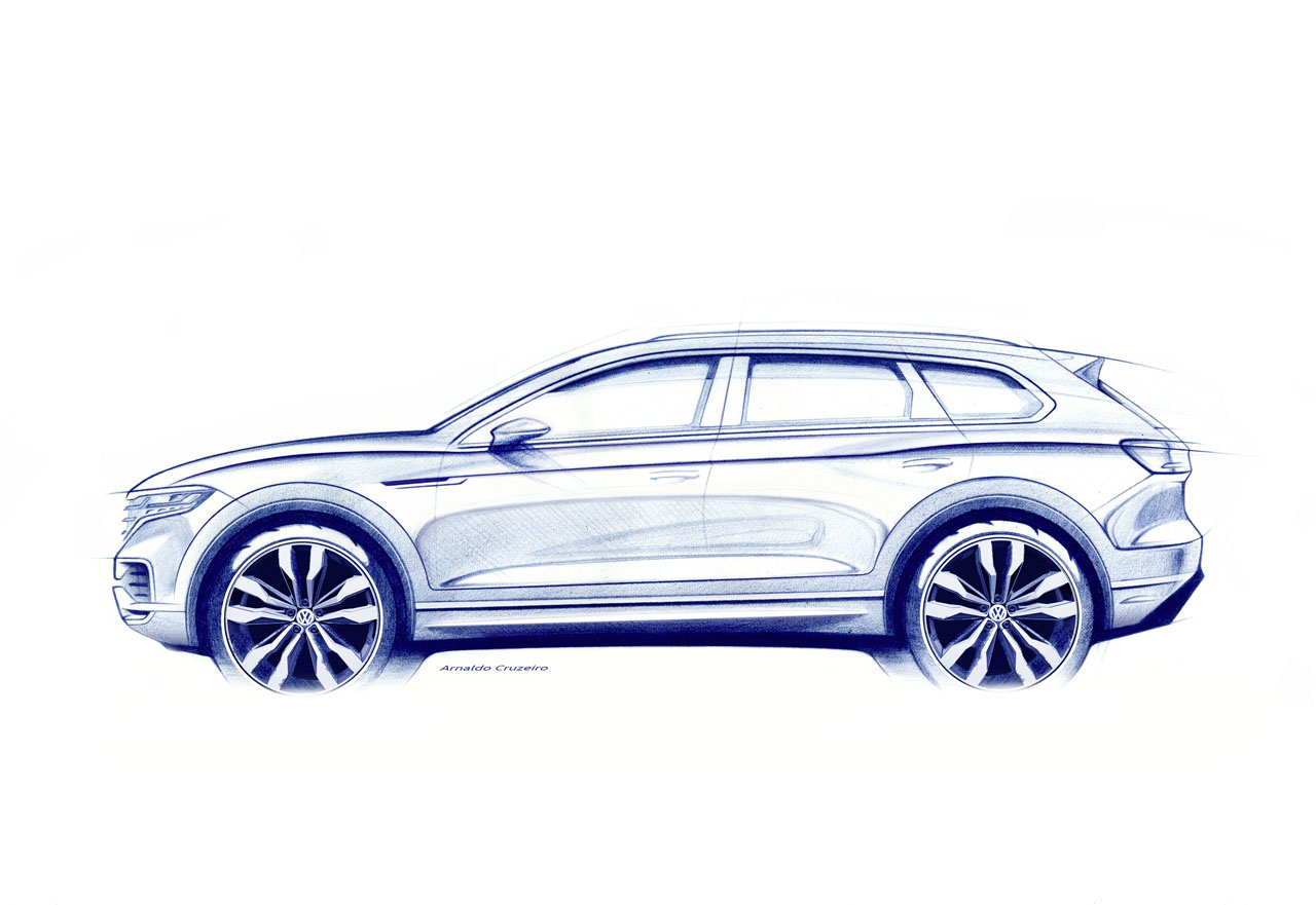 Volkswagen lanceert in Beijing op 23 maart de nieuwe Touareg.