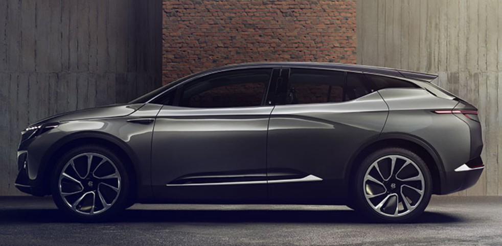 Het Chinese Byron onthult zijn concept van een elektrische SUV op de CES in Las Vegas.