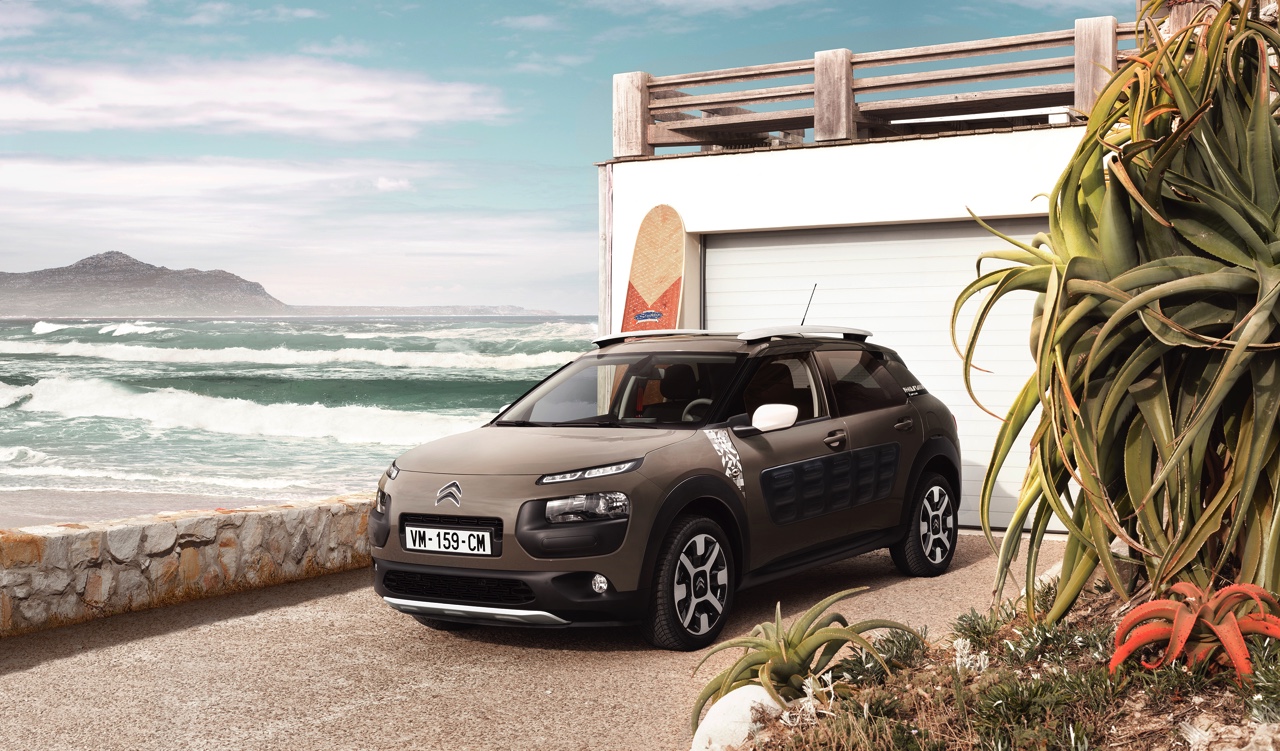 De Citroen C4 Cactus uitgevoerd in de Rip Curl uitvoering komt naar Nederland.