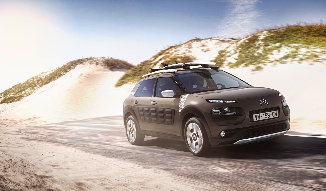 De Citroen C4 Cactus uitgevoerd in de Rip Curl uitvoering komt naar Nederland.