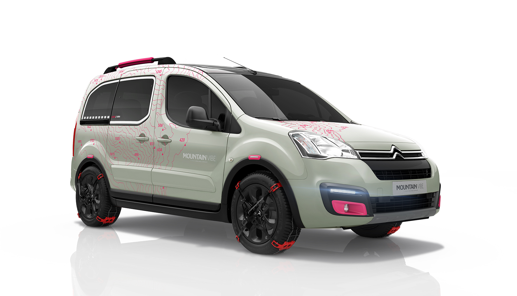 Citron vestigt aandacht op de Autosalon van Genve met de Berlingo Mountain Vibe Concept
