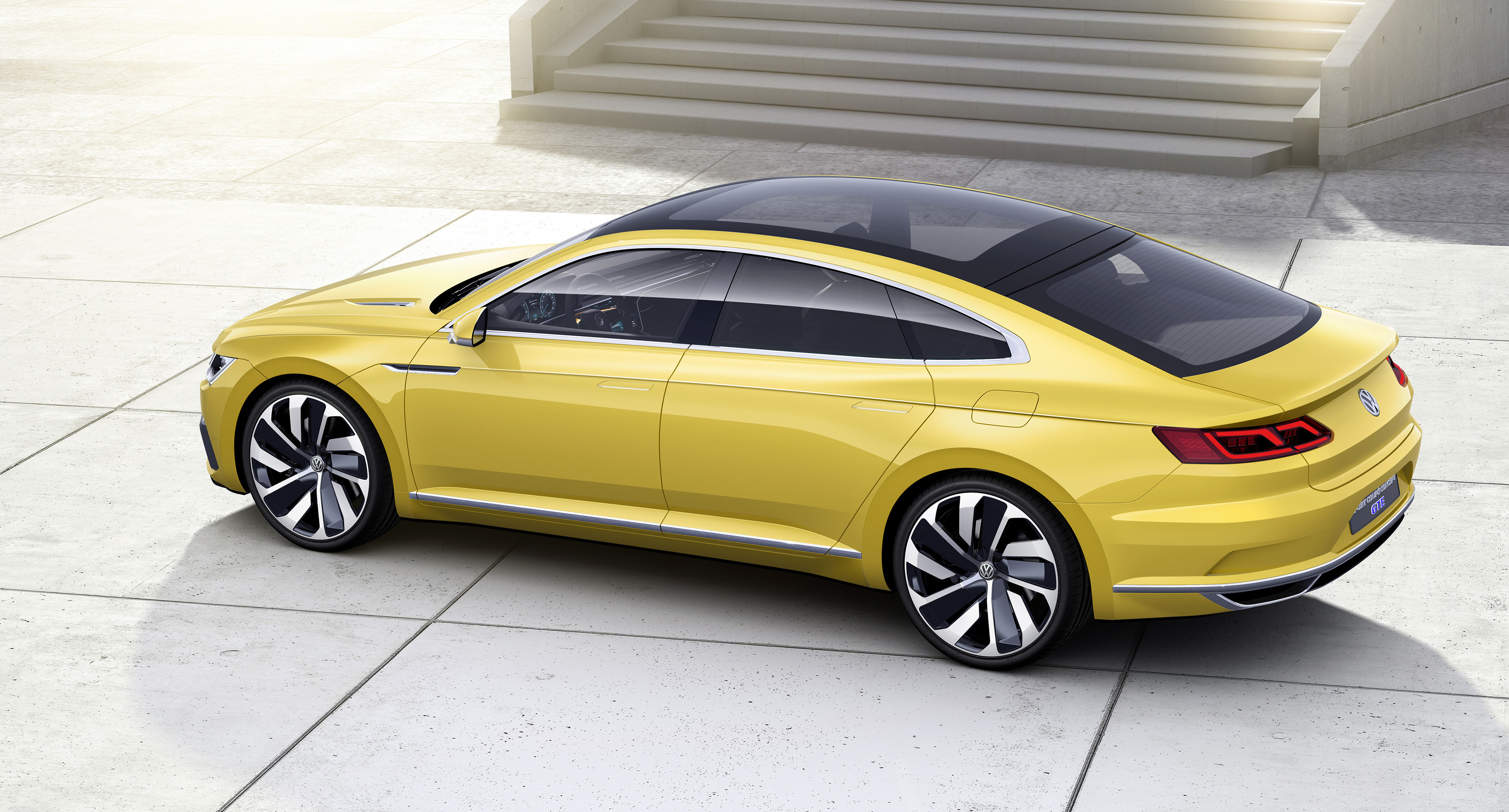 Volkswagen Sport Coup Concept GTE kan als opvolger gaan dienen voor de CC en daarmee een plekje bemachtigen tussen de Passat en Phaeton.
