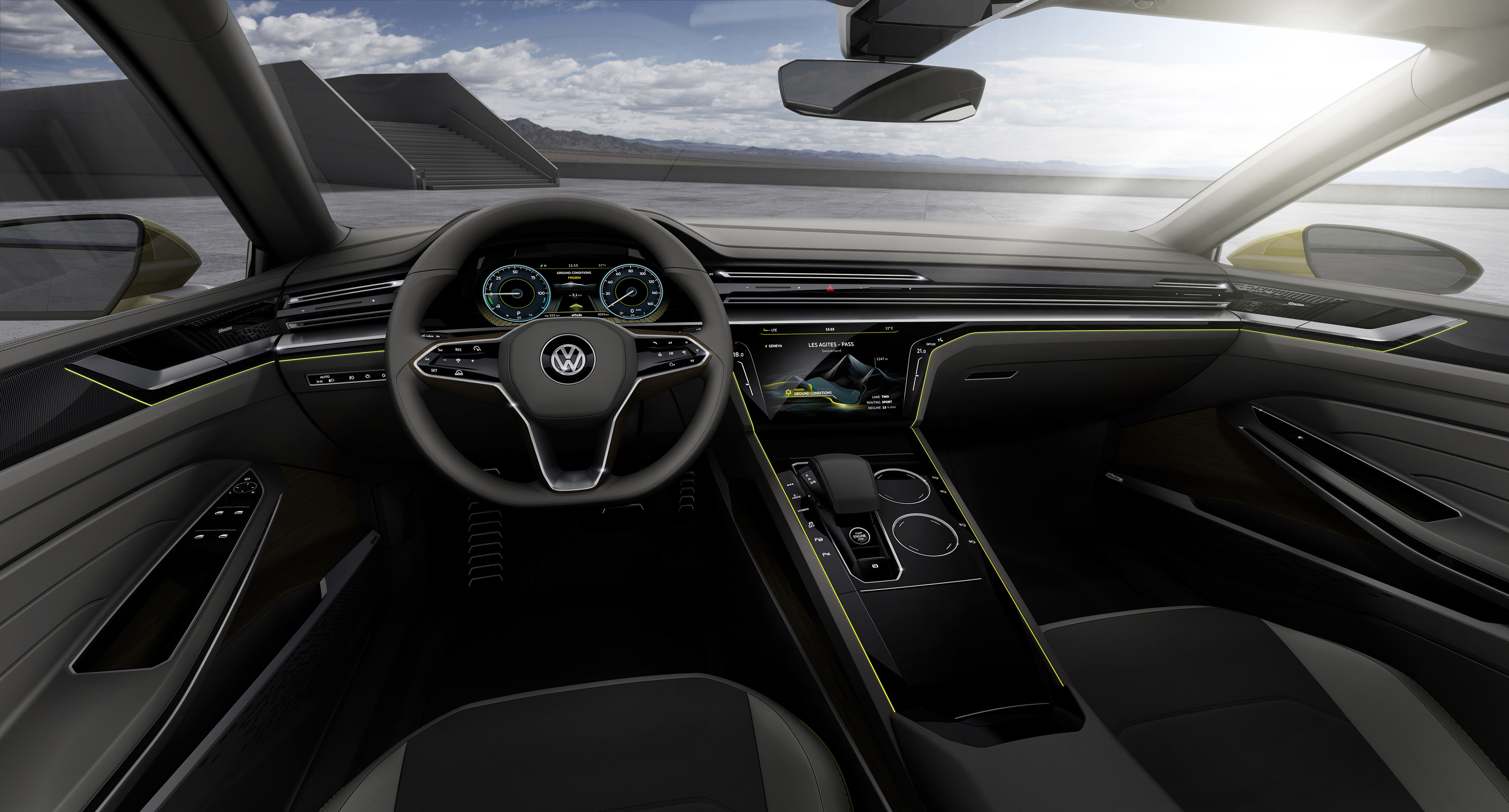 Volkswagen Sport Coup Concept GTE kan als opvolger gaan dienen voor de CC en daarmee een plekje bemachtigen tussen de Passat en Phaeton.