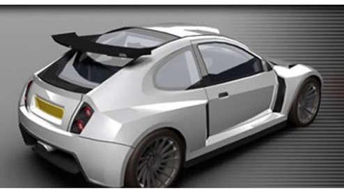 Hij is er twee jaar mee bezig geweest en het resultaat mag er zijn. Collin McRea, de beroemde ex-wereldkampioen rallyrijden, heeft afgelopen weekeinde de wereld zijn interpretatie van een rally auto l