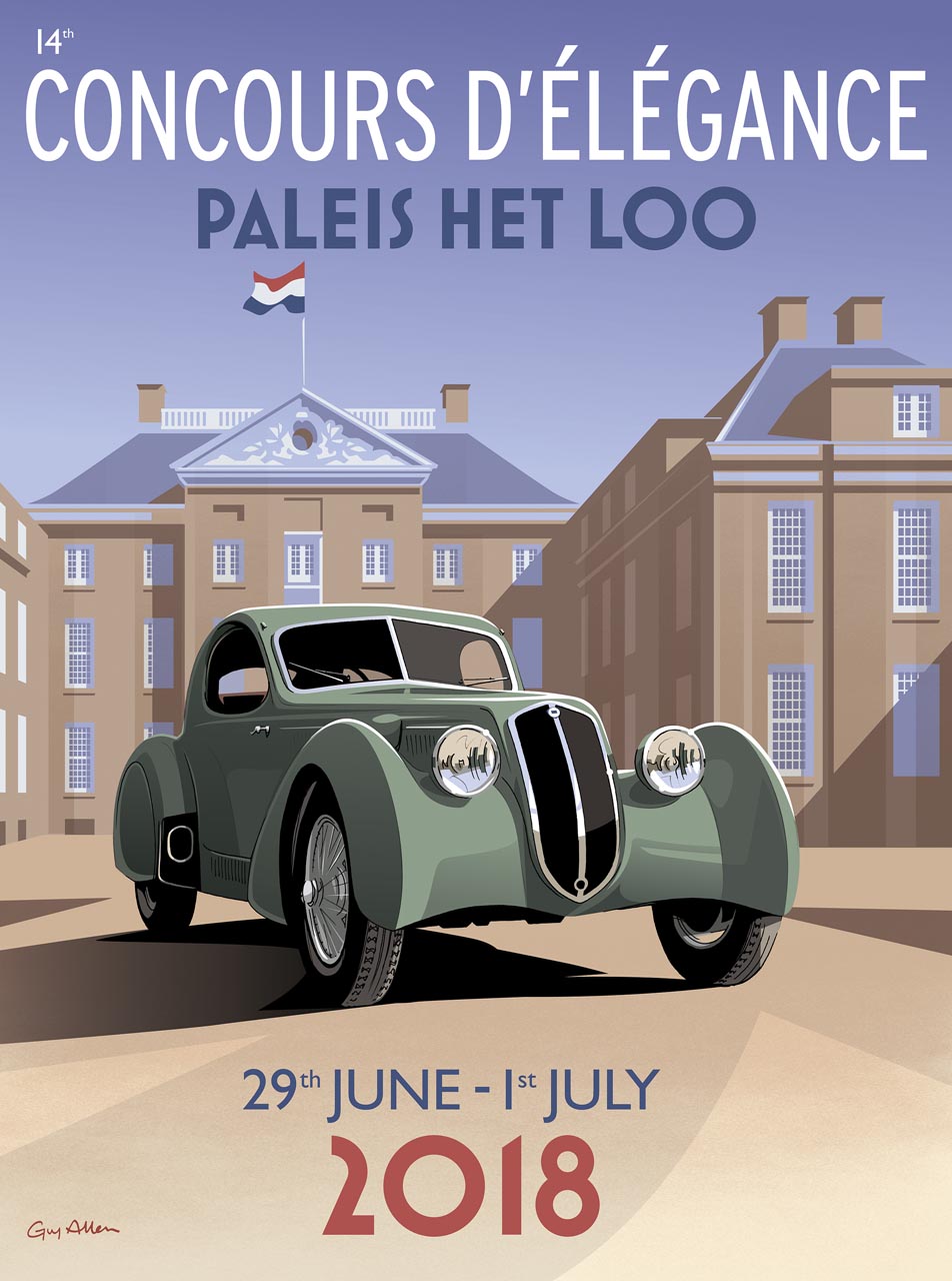 Het Concours d'lgance Paleis het Loo telt dit jaar maar liefst drie dagen: 28 juni t/m 1 juli.